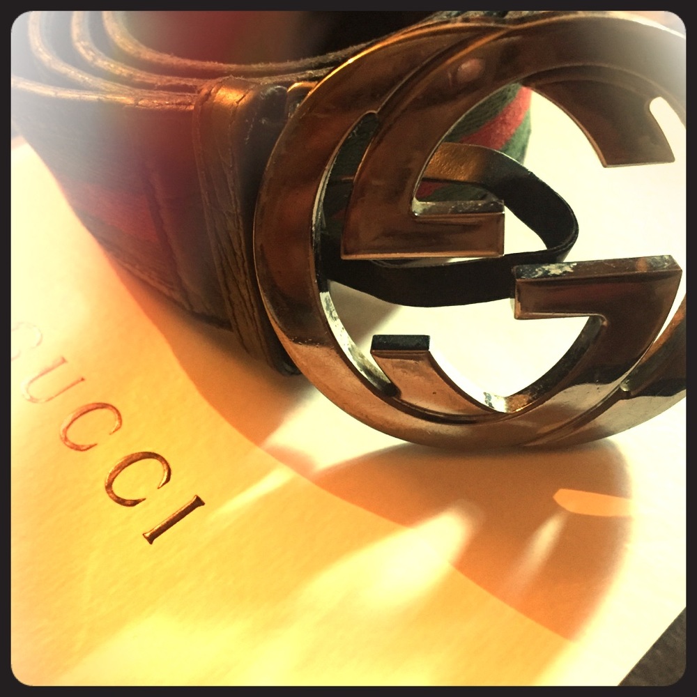 Pre-owned Gucci Belt 30-32